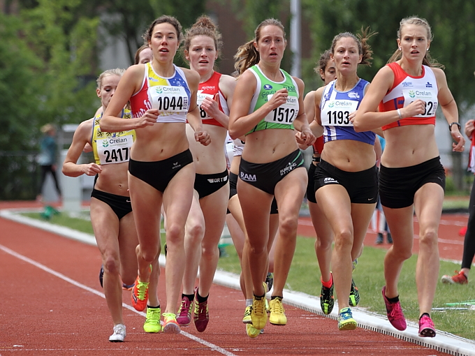 Giite Clymans op de 800m