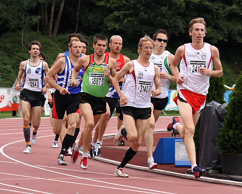 Tom Van Rooy in de BK finale 1500m