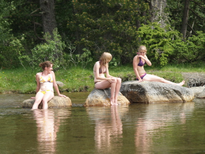 Rust op een idyllische plek